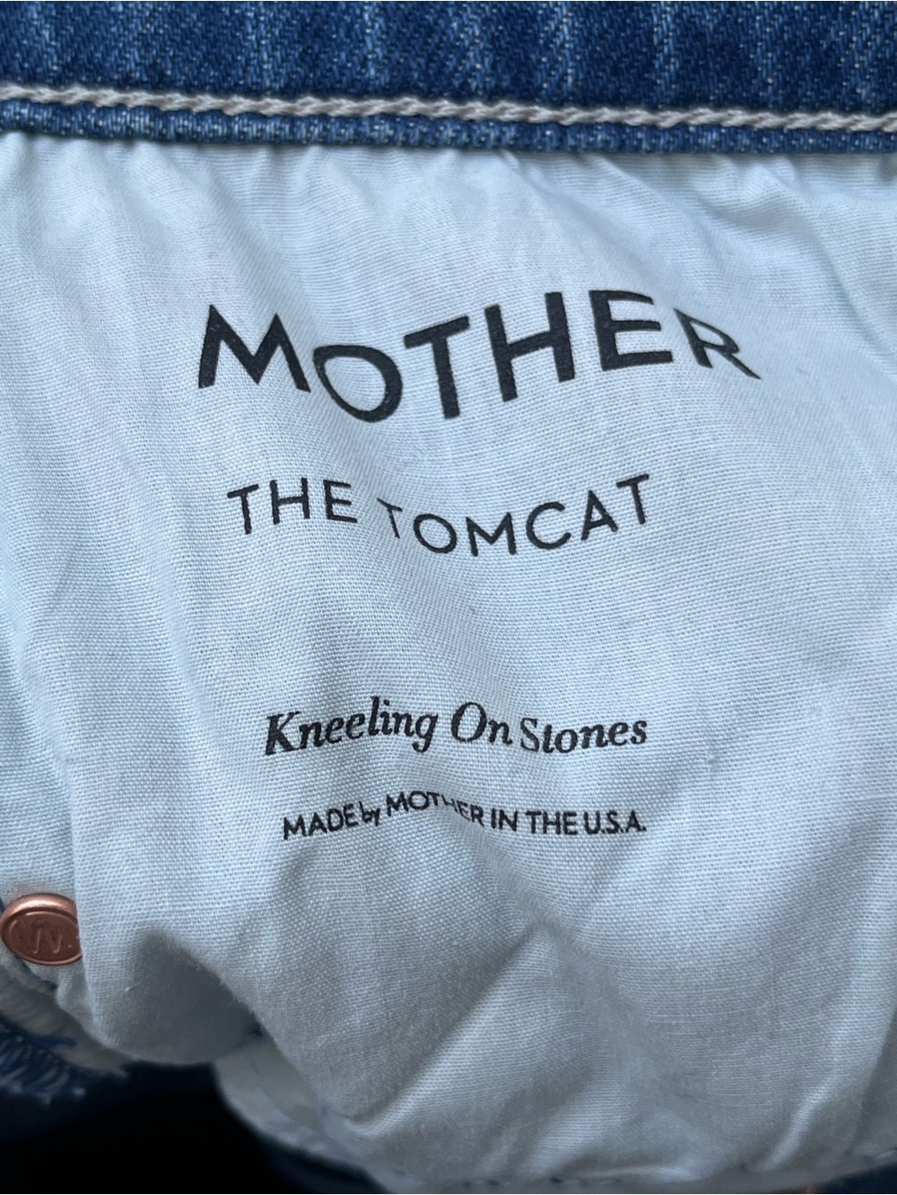 Mother Superior The Tomcat Jeans Denim Kneeling On Stones 30 - Picture 14 of 15